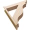 Ekena Millwork 7 1/2-in W x 36-in D x 40-in H Funston Trad Rough Cedar Woodgrain TimberThane Outlooker, Primed Tan OUTUR075X36X40FST04RCPR - alternate 6